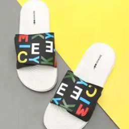 bewakoof Men Mickey Typo Comfysole Sliders-picture-33