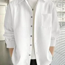 neonomad Men Loose Fit Spread-Collar Shirt-picture-36