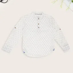 pantaloons junior Boys Geometric Print Regular Fit Shirt-picture-25