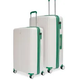 united colors of benetton Men Set of 2 Hard Body Trolley Bags with TSA Lock-picture-10