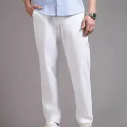 british club Men Straight Fit Flat-Front Trousers-picture-8
