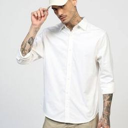 Long Sleeve Stretch Oxford Shirt-image-77