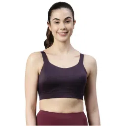 Enamor Sb18 Padded Wirefree Full Coverage High Impact Sports Bra-night Shade Blue-picture-25