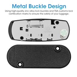 hasthip TSA Locks for Luggage, Portable TSA Customs Code Lock, 3-Digit Number Combination Padlock TSA Lock Luggage, TSA007 Approved Zipper Number Lock, Suitcase Travel Bag Code Combination Locks image 5