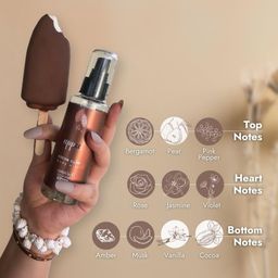 uppeel Cocoa Calm Body Mist (120ml) | Cozy & Comfy Mist For Everyday Wear | Warm Vanilla, Chocolate & Musk | Lightweight, Refreshing & Travel-Friendly | A Comforting Scent for All image 4