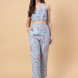 STITCH MONKEY Fire Flames Printed 3 Piece Co-Ord Set-picture-29