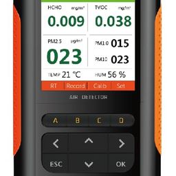 inkbird INKBIRDPLUS Air Quality Monitor Upgraded 8-in-1 Portable Air Detector Meter Air Pollution Level Test Real-time Detection of HCHO TVOC PM2.5/1.0/10 Temperature and Humidity AQI Tester image 1