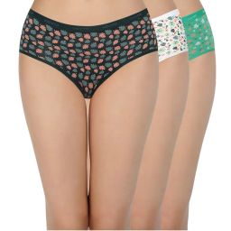 Amante Printed Low Rise Hipster Panties (Pack of 3)-picture-43