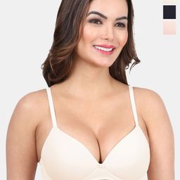 Amour Secret Pack Of 3 Medium Coverage Lightly Padded All Day Comfort Seamless T-Shirt Bra-picture-28