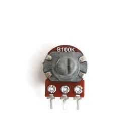 Electronic Spices pack of 5 100K ohm potentiometer, single variable resistor Round image 2