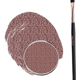 Moraze Long Lasting Eyeshadow with Eyeshadow Brush 1.1 g - Deep Damson-57