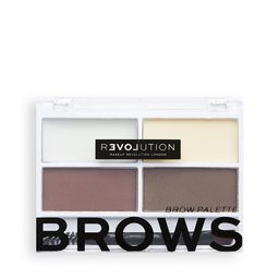 Makeup Revolution London Colour Cult Brow Palette - Dark-12