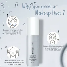 FACES CANADA Set of 2 Ultime Pro Non-Sticky Makeup Fixer with Hyaluronic Acid - 50ml each image 4