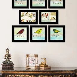 Art Street Black Set Of 6 Wall Painting-image-77