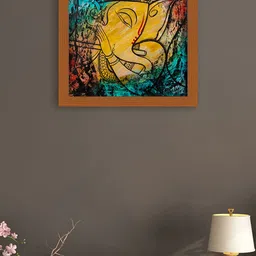 Art Street Brown & Yellow Framed Wall Art-image-62