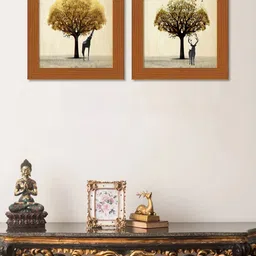 Art Street Black & Brown Wall Painting-image-83