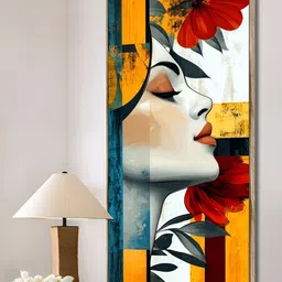 Art Street White & Red 1 Piece Canvas Other Wall Paintings-image-37