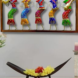 RSN Red Metal Frame Wall Decor-4