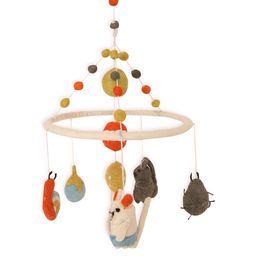 MiArcus Unisex Kids Red & White Grow Kind Felt Mini Mobile hanging-picture-14