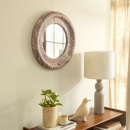 ellementry Grey Abstract Wall Mirror-43