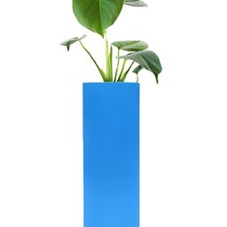 VAH Kya Bat Hai !! Blue Magnetic Wooden Flower Pot Holder-image-4