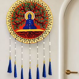 TORNORY Blue & Red Embroidered Wall HangingDecor-31