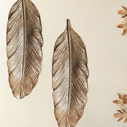 Art Street Brown 2 Pieces Textured MDF Wall Plates-4
