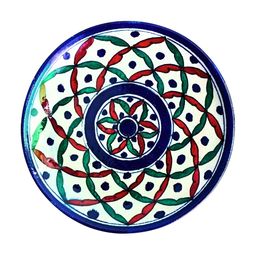 INDIA MEETS INDIA Blue & White Ceramic Plate Wall Art-image-38