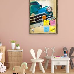 ArtzFolio Copper-Toned Wooden Bulletin Board with Sticky Notes Wall Hangings Wall Decor-image-99