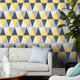 Jaamso Royals Multicoloured Self-Adhesive & Waterproof Geometric Wallpaper-picture-43