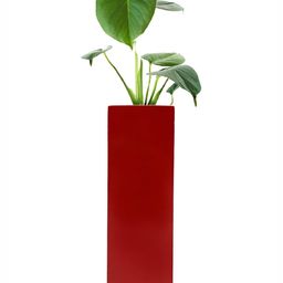 VAH Kya Bat Hai !! Red Wooden Flower Pot Holder-0