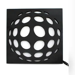 VAH Kya Bat Hai !! Black & White Textured Wooden Wall Hanging-picture-3