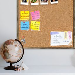 ArtzFolio Brown & White Printed Wooden Bulletin Board & Sticky Notes Wall Hangings Decor-49