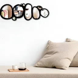 VAH Kya Bat Hai !! Black 3D Wooden Abstract Wall Decor-14