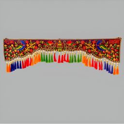 NARYA TRADITIONAL Maroon & Green Printed Wall Decor-picture-28