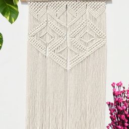 ecofynd Off White Macrame Hanging Wall Decor-image-50