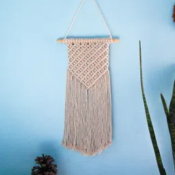 ecofynd Off White Macrame Hanging Wall Decor-image-16