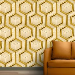 Rosecraft Beige Abstract Printed Wall Sticker-image-26