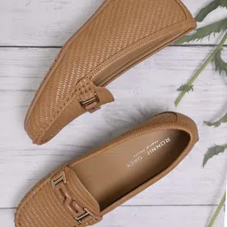 Ronnie Grey Women Woven Design PU Derbys-image-91