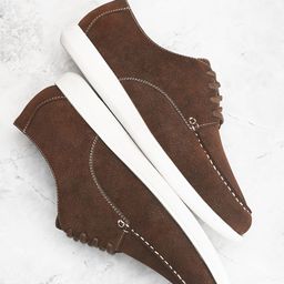 Mast & Harbour Men Lightweight Suede Lace-Up Derbys-image-53