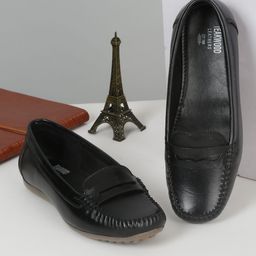Teakwood Leathers Women Textured Leather Derbys-image-46