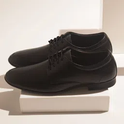 PRIVO by Inc.5 Men Textured Leather Formal Derbys-picture-8