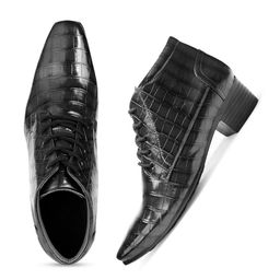 Bxxy Men Textured Leather Formal Derbys-picture-19
