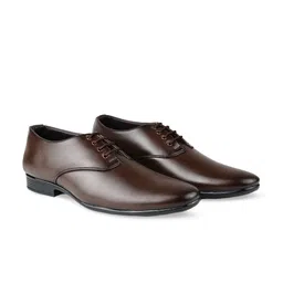 HikBi Men Leather Antiskid Stability Formal Derbys-image-42