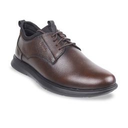 Metro Men Textured Leather Formal Derbys-image-85