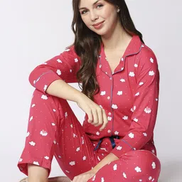 I like me Women Pink Self Design-picture-34