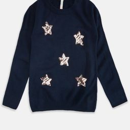Pantaloons Junior Girls Embellished Pullover-picture-2