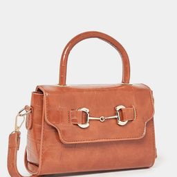 Styli Oversized Structured Handheld Bag with Snaffle Detail Bag-image-54