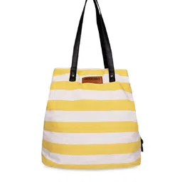 ASTRID Women Striped Shopper Tote Bag-40