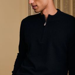 Andamen Men High Neck Woollen Pullover Sweater-image-52